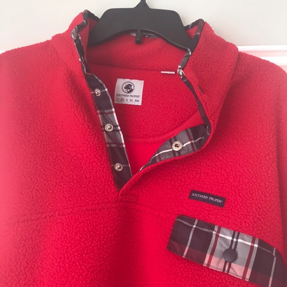 Southern Proper Red Pullover (M) - Picture 2 of 5
